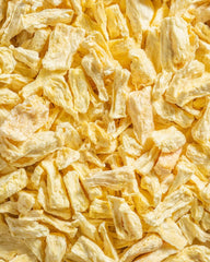 Ananas lyophilisés BITS 100g gros morceaux pour smoothie bowls, muesli, porridge topping - fruits lyophilisés sans sucre ajouté - ananas séchés - fruits de NutriPur Produits déshydratés Naty Shop
