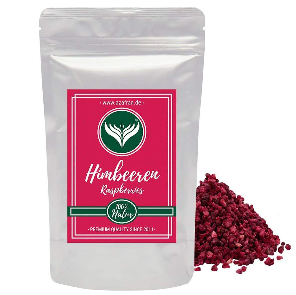Framboise Azafran - morceaux de framboises lyophilisées 250g Produits déshydratés Naty Shop 250 G (1 paquet)