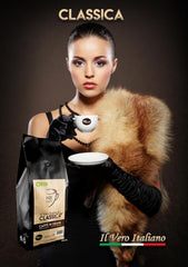 NIK CAFE' – Mélange Classico – grains de café torréfiés. Son Excellence, le robuste. 100% robuste