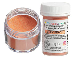Sugarflair Edible Lustre, paillettes comestibles, pêche, 4 grammes Glitter Naty Shop Default Title
