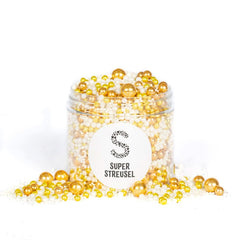Super Streusel Gold Glimmer, Sprinkles sur le thème de Noël, 180 grammes Sprinkles Naty Shop