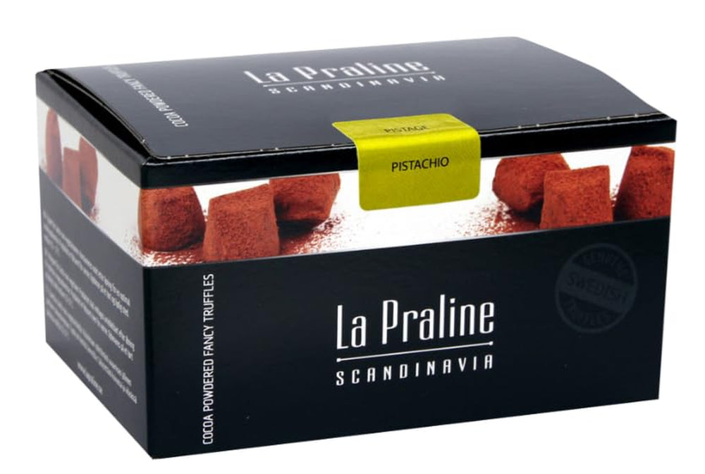 Truffes au chocolat La Praline à la pistache 200g – Pralines artisanales de Suède, chocolat premium