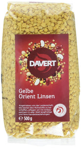 Lentilles jaunes orientales Davert (1 x 500 g) - Bio