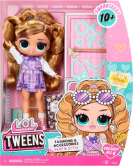 LOL Surprise! Păpușă Tweens Core - Fancy Girl - Include 1 păpușă la modă cu ținută și accesorii, 4 articole de colecție, Rose