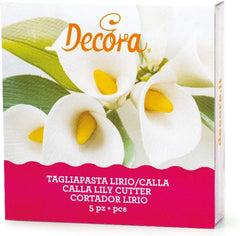 0803022 Set d'emporte-pièces Lily, 5 pièces, Plastique, Violet, 11,5 x 11,5 x 3 cm