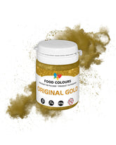 Colorant alimentaire Colorant alimentaire en poudre à effet métallisé, Colorant alimentaire ORIGINAL GOLD 20G – Idéal pour la décoration de gâteaux, tartelettes, pâtes à sucre, biscuits et boissons.