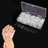 TRIXES 500 pcs Gel Ongles Conseils Ongles Français Clair Acrylique Conseils pour DIY Manucure 10 Modèles Différents