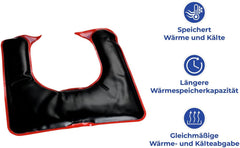 Pernă de gât Maximex Moor, Cuptor cu microunde, Căldură liniștitoare împotriva tensiunii, Potrivire specială, Dimensiuni (L X H X P): 30.5 X 1 X 29 Cm Perne ortopedice cervicale Naty Shop