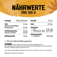 Alpro Barista Vanille – Zum Aufschäumen – Von Natur aus laktosefrei – Riche en substances de ballast, calcium et vitamines – 8 x 750 ml – Haltbar