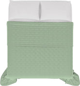 Linge de lit italien CHIC couverture d'été, microfibre, DOUBLE 250X250Cm, vert clair Couettes et couettes Naty Shop Vert clair Double 250X250Cm