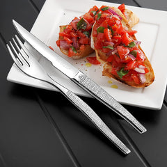 Couverts JET au design brillant, Ménagère d'exception, 30 pièces Naty Shop Kitchen