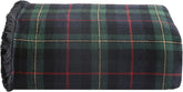 Couverture Eddie Bauer, flanelle de coton, décoration d'intérieur, réversible, literie Sherpa, plaid en pin, courtepointes et courtepointes Naty Shop Tartan en pin, jeté rouge/vert/anthracite