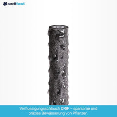 Tuyau d'irrigation goutte à goutte, tuyau d'irrigation 1/2 ", 7,5 m, ensemble de 3 tuyaux