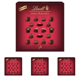 Chocolat - Mini pralines au chocolat noir | 90g | Coffret de 18 pralines, chacune déclinée en 6 délicieux assortiments | Cadeau chocolat | Cadeau chocolat (paquet de 4)
