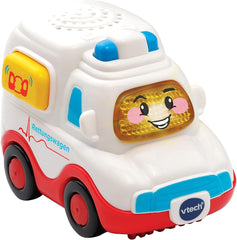 Vtech TUT TUT Baby Flitzer - Ambulance - Voiture jouet avec musique, bouton lumineux, phrases et sons intéressants - Pour les enfants de 1 à 5 ans, 8,8 x 5,5 x 7 cm Bebe Toys Naty Shop Titre par défaut
