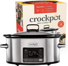 Mijoteuse numérique Crock-Pot Timeselect, 5,6 litres (7 personnes) Mijoteuse Naty Shop 5,6 litres numérique
