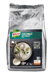 Knorr Kokosmilch Pulver (Lait en poudre aus 20 frischen Kokosnüssen, ergibt 6,6 Liter Kokosmilch) 1er Pack (1 x 1 kg)