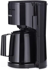 Aparat de cafea cu filtru SEVERIN cu carafă termică, aparat de cafea pentru până la 8 cești, aparat de filtru atractiv cu carafă izolată, negru, 1 litru, KA 9306