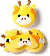 Oreiller girafe Puckator, EPS 93 % polyester, 7 % élasthanne, multicolore, taille standard Oreillers de voyage Naty Shop multicolore taille standard