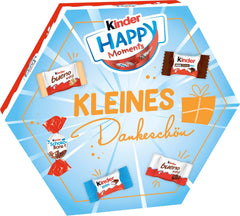 kinder Happy Moments Mini Mix - Cadeau de Saint-Valentin pour elle et lui - Pour socialiser et partager avec les amis et la famille - 161g