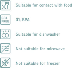 Mepal Lot de 3 Bocaux de Conservation avec Couvercles - Récipient Alimentaire Rectangulaire - Organisateur de Cuisine en Plastique - Récipient de Conservation Hermétique - 1x 2000ml & 2x 1000ml - Boites de Conservation Alimentaires Blanches Naty Shop