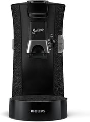 Machine à expresso à capsules Philips Senseo Select ECO, noir/teinté - choix de l'intensité du café et fonction mémoire, en plastique recyclé (CSA240/20)