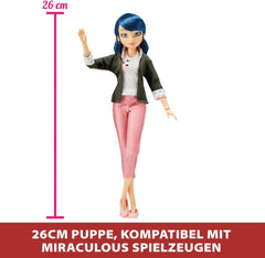 Bandai - Miraculous Ladybug - Poupée à habiller 26 cm avec deux tenues - Ladybug - P50355 Poupées Naty Shop