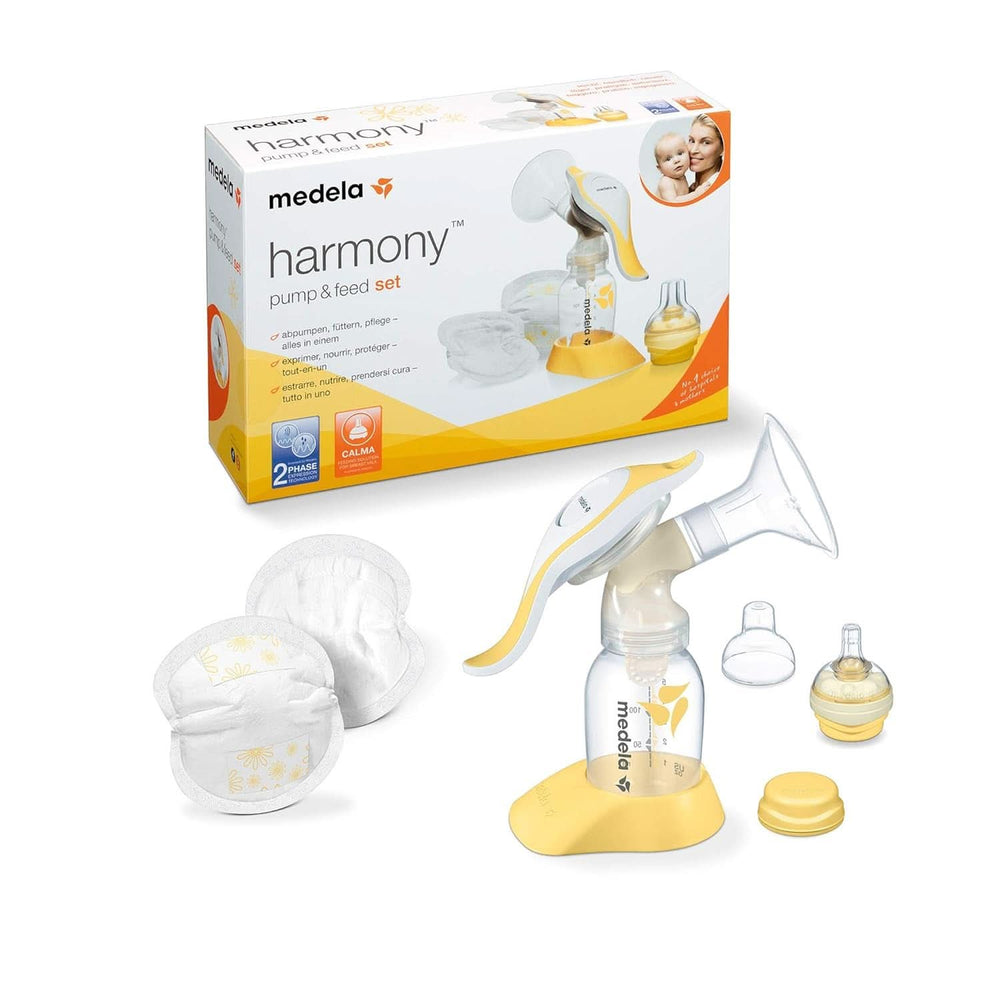 Medela Harmony Handmilchpumpe, Mit Calma-Sauger Und Stilleinlagen Accessoires Alimentation et allaitement Baby Naty Shop