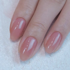 Vernis Gel Rose Transparent - 16 ml Ton de Peau LED Lampe à Ongles Translucide Gel Vernis à Ongles Nail Art Modèle M087