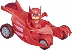 PJ Masks Owl Glider Jouet préscolaire Véhicule d'Eulette avec figurine d'action Eulette pour les 3 ans et plus Emballage recyclable Figurines d'action Naty Shop Owl Glider