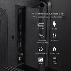 Televizor Toshiba Fire de 43 de inci (televizor inteligent 4K UHD, HDR Dolby Vision, tuner triplu, Alexa încorporată, sunet Onkyo) 43UF3F63DAZ