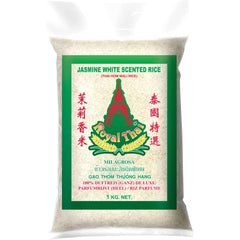 ROYAL THAI RICE - Orez cu bob lung și parfumat cu iasomie - 10 x 1 KG - Pachet multiplu