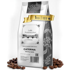 Machines à café 1 kg – Boîtes à café Arabica Robusta – Café en grains avec arômes de fruits et de arômes – Weich et Ausgewegung – Pour expresso Moka Vollaautomat – CAFFÈ PONTEVECCHIO FIRENZE
