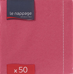 - Șervețele de hârtie Tex Touch - Culoare roz - Șervețele certificate Fsc® - Reciclabile și biodegradabile - Pachet de 50 șervețele roz dimensiune 24 X 24 Cm