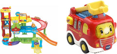 Vtech TUT TUT Baby Flitzer - Parking, coloré, 66,6 x 75,3 x 45,1 cm & TUT TUT Baby Flitzer - Camion de pompier - voiture jouet avec musique, bouton lumineux, phrases et sons intéressants Bebe Naty Shop Toys Titre par défaut