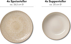 Service de table Omara, 8 pièces