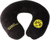 Oreiller cervical Borussia Dortmund unisexe Bvb Nakkepude noir/jaune 34 X 31 5 cm oreillers de voyage ue Naty Shop titre par défaut
