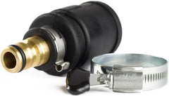 Connecteur de robinet à emboîtement | Diamètre 20-30 mm | Laiton massif | Sûr et durable | Fixation sécurisée | Robuste et résistant à la corrosion, noir/argent/or