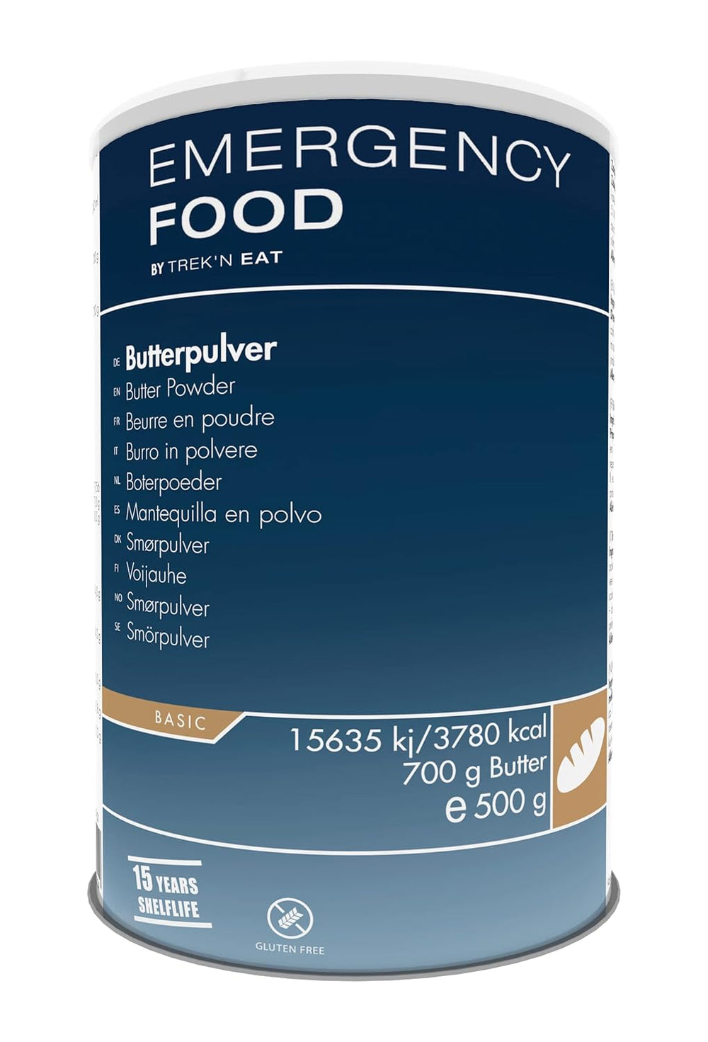Katadyn Alimentation d'Urgence Butterpulver, Notvorrat beim Campen, Trekking, etc. - 1x Doses de 500g