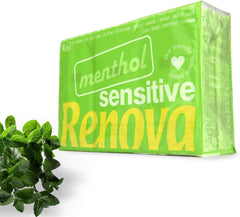 Renova SENSITIVE MENTHOL Pocket Mouchoirs 6 Pack Regular Blanc 1 Pièce (Pack de 6)