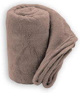 Couverture douce | Plaid | Toucher doux | 130 X 160 cm | Poudre Couettes et couettes Naty Shop Poudre 130X160