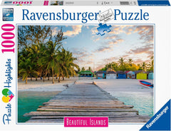 Ravensburger Puzzle Beautiful Islands 16912 - Île des Caraïbes - Puzzle 1000 pièces pour adultes et enfants de plus de 14 ans Puzzle Naty Shop
