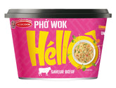 HELLO PHO WOK nouilles de riz instantanées, bœuf - 1 x 76 g