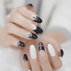 100pcs porte-clés à ongles en croix 3D, porte-clés à ongles en croix, porte-clés à ongles chromés, accessoires d'ongles vintage, décorations d'ongles DIY, pour femmes et filles, décorations d'ongles DIY