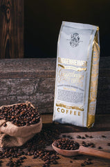 | Echantillon de café en grains 1 kg | Suprême 500g et Arabica Gourmand 500g | Faible acidité | Crème fine | Le meilleur expresso pour machines entièrement automatiques | Coffret dégustation de café