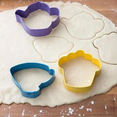 Wilton Tea Party Cookie Tin 3 Pièces : Tea Party Cookie Tins Aluminium Cookie Tins : Tasse à Thé Théière et Muffin Cuisine Cuisson DIY - Set/3