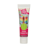 Colorant alimentaire Funcakes Vert Vif, Gel Colorant Alimentaire Hautement Concentré pour Pâte, Crème, Fondant et Massepain. Dosage facile. Une seule goutte pour créer des couleurs vibrantes. Halal. 30g.