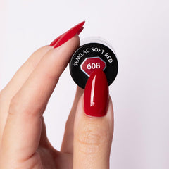 Semilac Vernis à Ongles UV 608 Rouge Doux 7 ml
