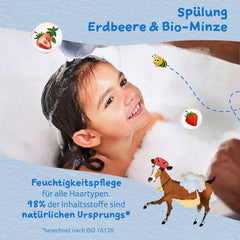 Childs Farm Baume pour enfants 250 ml | Fraises et menthe biologiques | Tous types de cheveux | Nourrir et nourrir | Convient aux peaux sèches, sensibles et sujettes aux névrodermites. Enfants - Bain et Soin Naty Shop