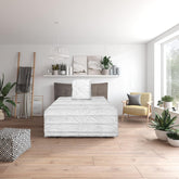 Parure de lit Traumnacht Green basic composée d'une couette pour toute l'année, 135 X 200 cm + oreiller 80 X 80 cm, certifiée Oeko-Tex, produite selon la norme de qualité allemande Couettes et couettes Naty Shop Parure de lit toutes saisons 135 X 200 Cm